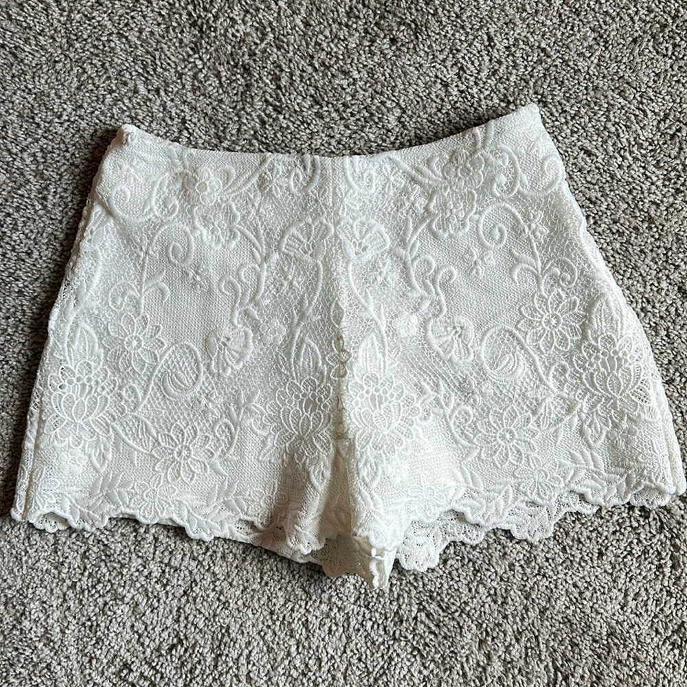Zara Embroidered Shorts